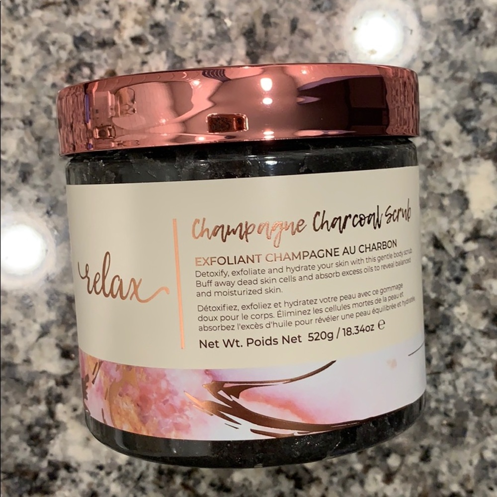 Unopened Manna Kadar Champagne Charcoal Body Scrub
